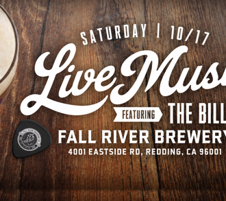 Live Music in Redding by The Billies at Fall River Brewing 